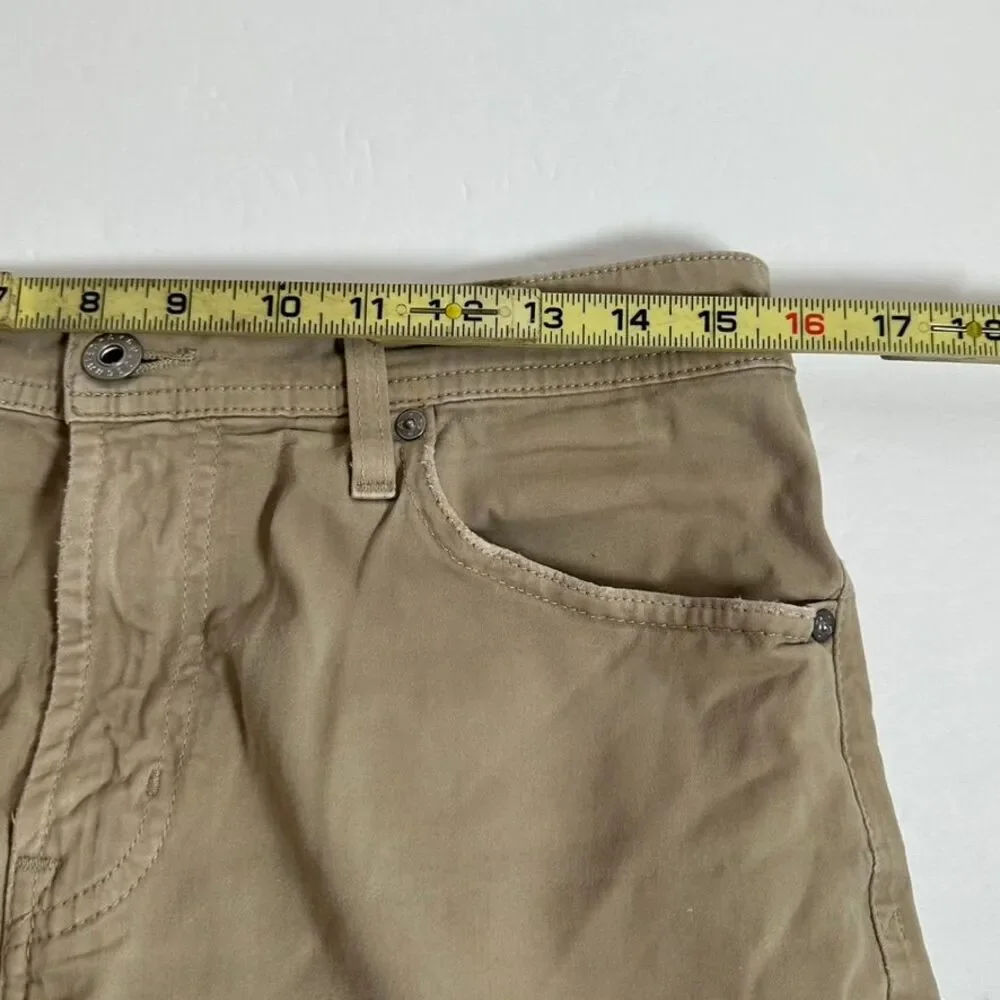 AG‎ The Graduate Tailored Leg Distressed Khaki Chinos Men's Pants 32x34